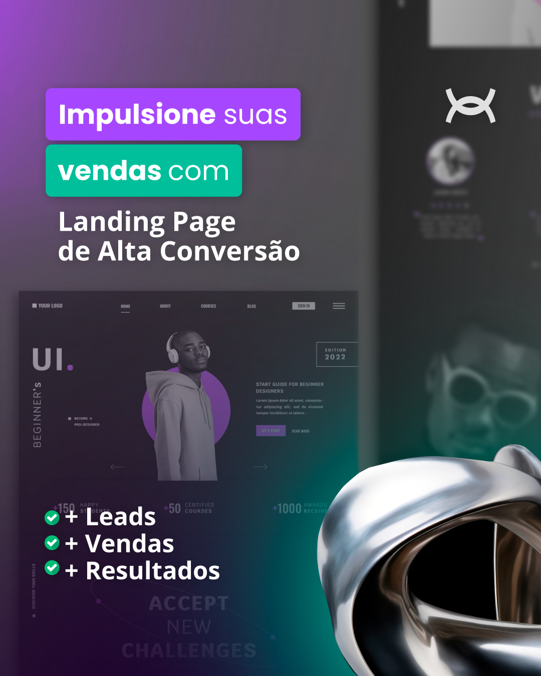 Transforme visitantes em clientes com uma Landing Page de alta performance!